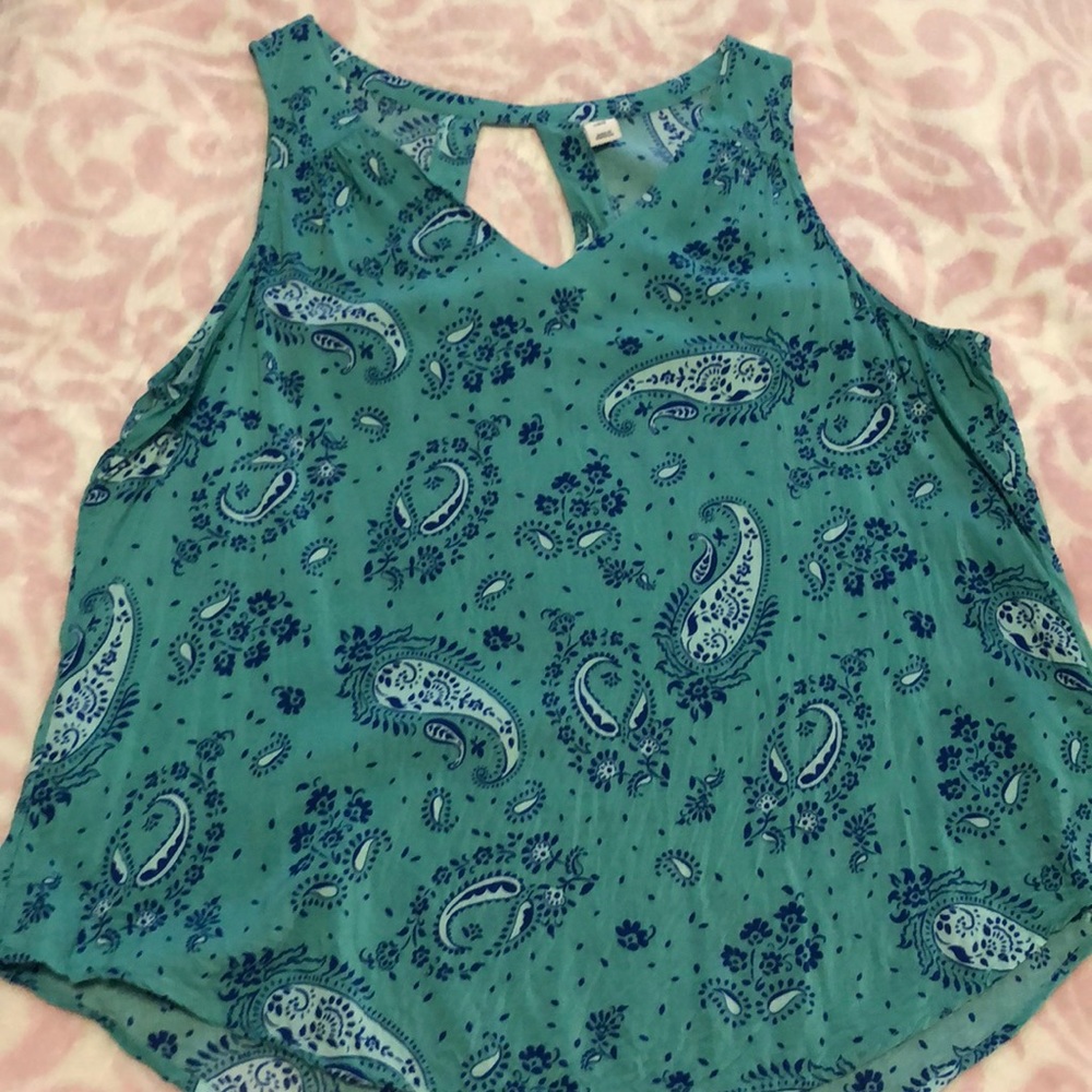 Cute Old Navy sleeveless top size Large - Picture 1 of 5